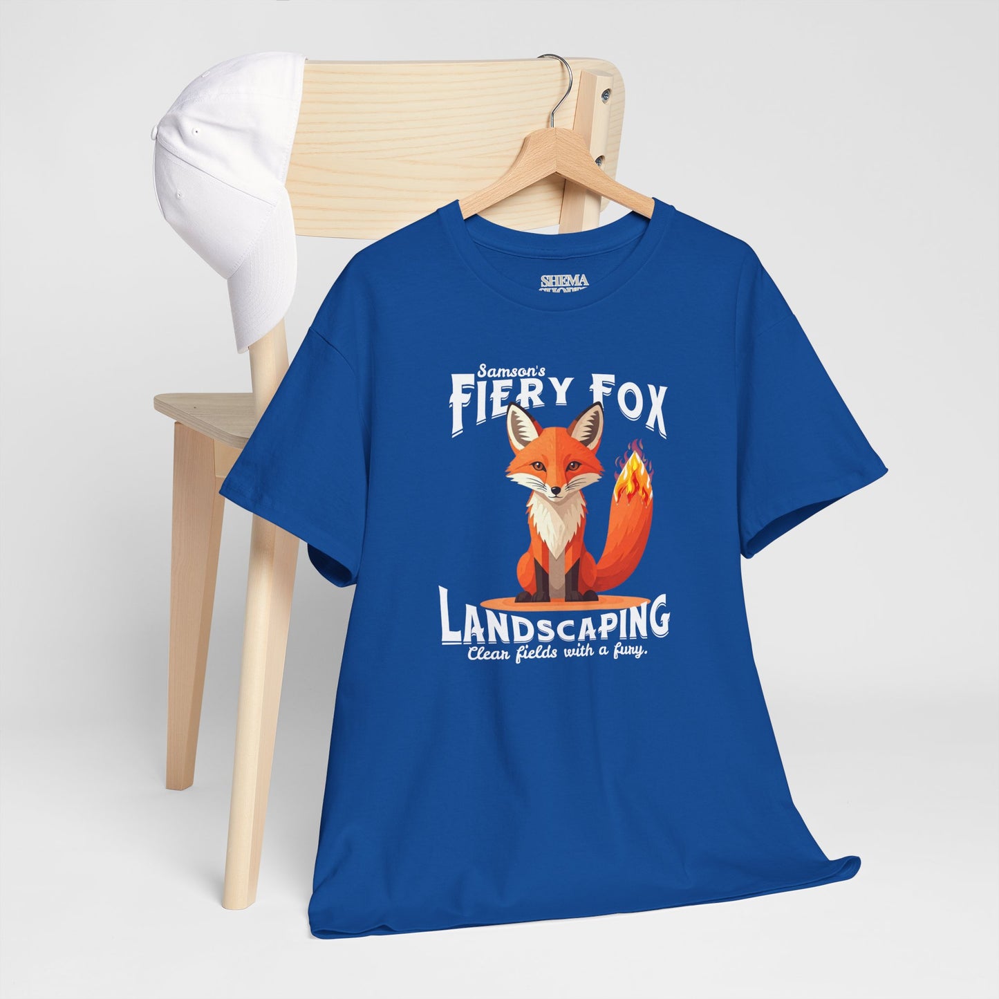 Fiery Fox Landscaping Unisex Heavy Cotton Tee - dark shades