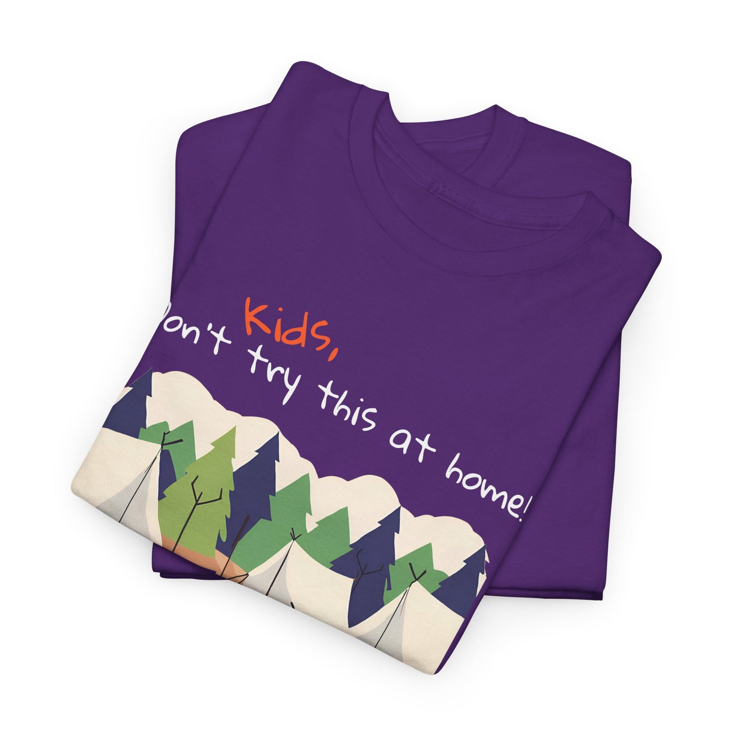 Kids, Don't Try This At Home Sukkot Shirt, dark colors