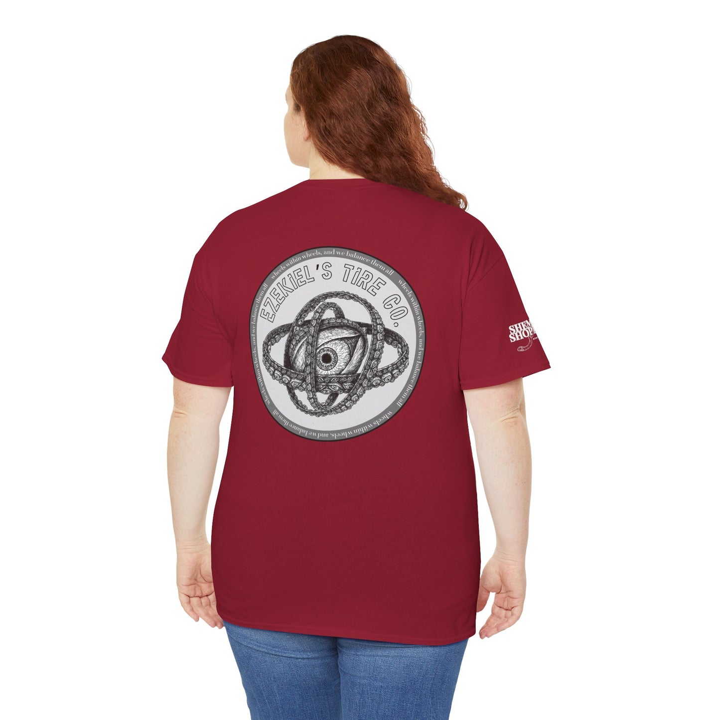 Ezekiel's Tire Company Shirt - Funny Biblical Unisex Cotton Tee