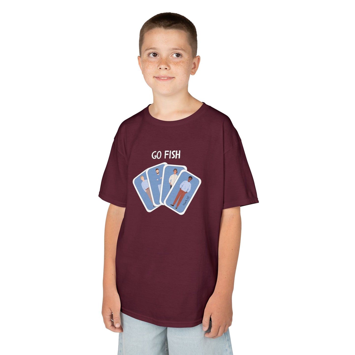 Fishers of Men Go Fish Bible Verse Kid's Cotton T-shirt