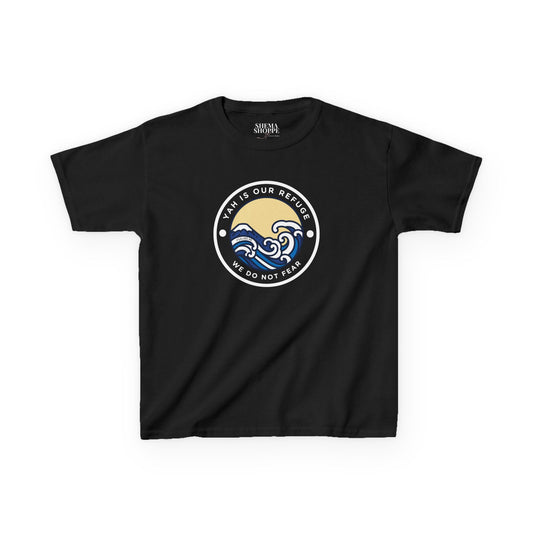 Kids Tee - Psalm 46 We Do Not Fear Biblical Quote Shirt