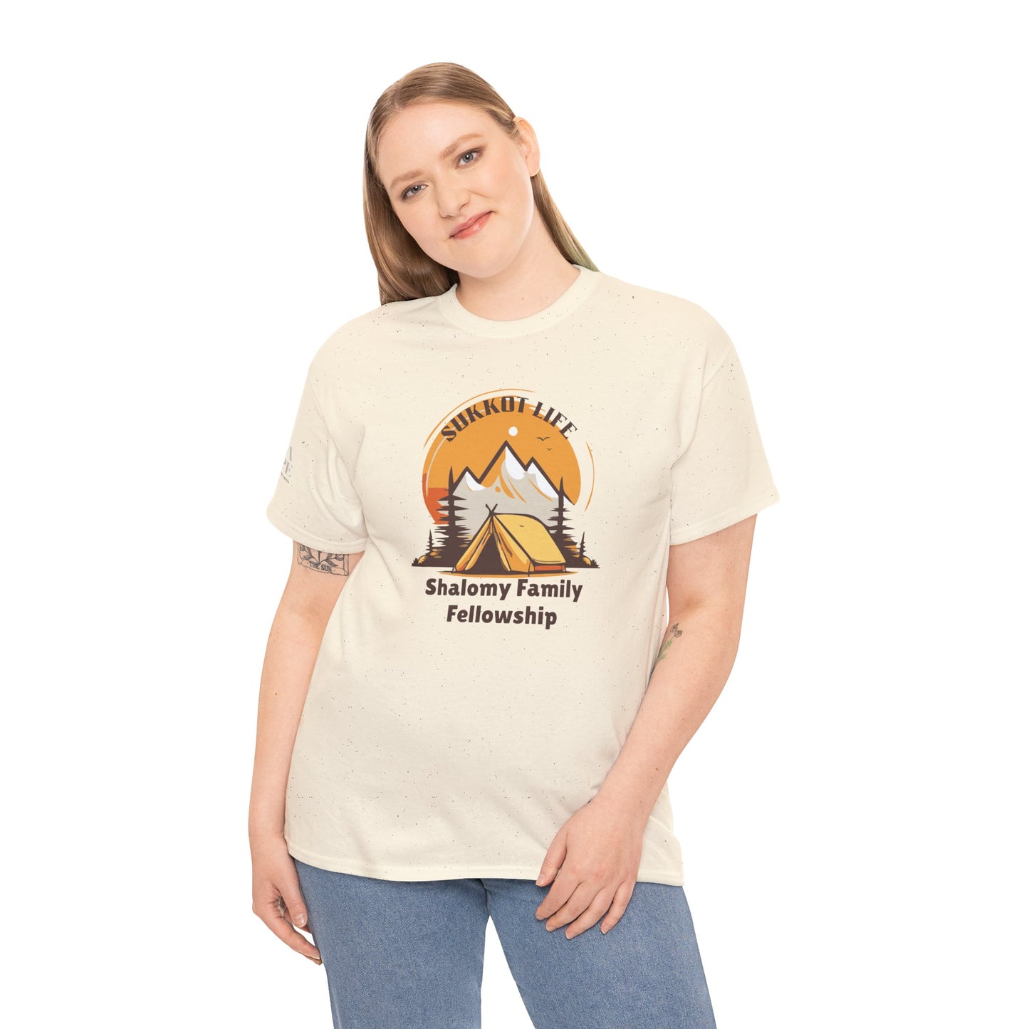 Personalized Sukkot Life Tee - Camping Biblical Feast Fellowship Shirt