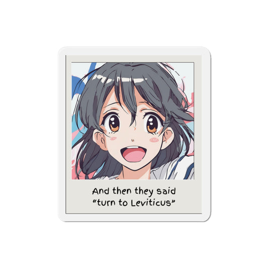 Anime style photo Leviticus Die-Cut Magnets