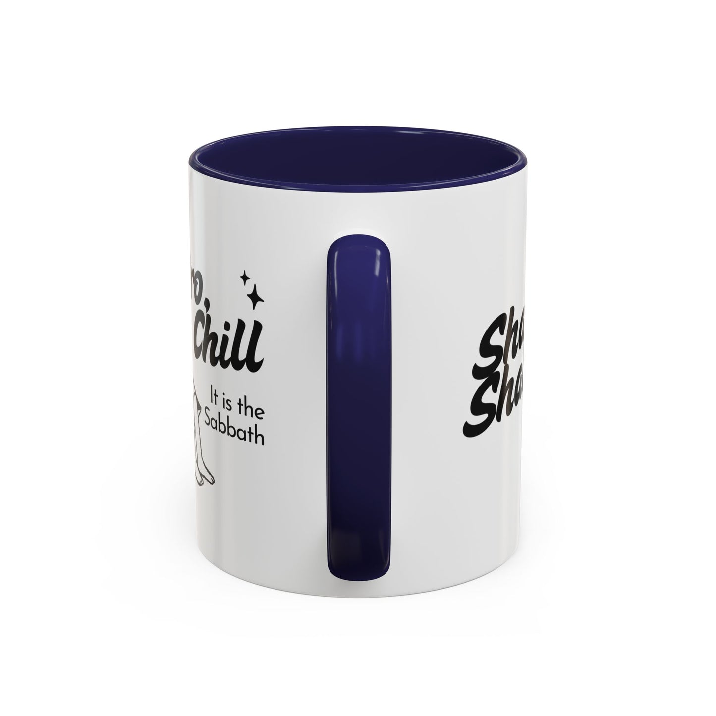Bro, Chill Shabbat Themed Accent Coffee Mug, Relaxation Gift, Coffee Lover Gift, Cute Mug for Friends, Fun Coffee Cup