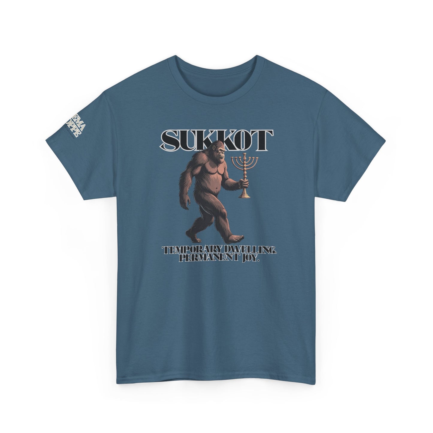 Sukkot Bigfoot Menorah Legendary Joy Shirt