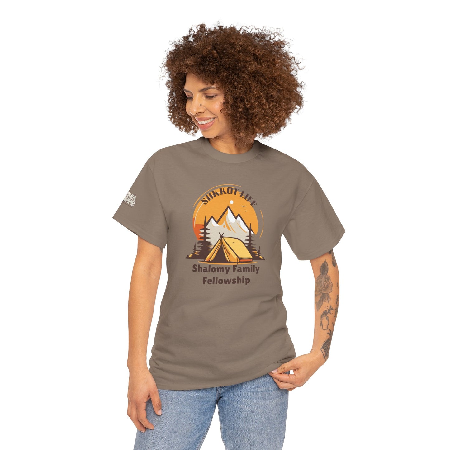 Personalized Sukkot Life Tee - Camping Biblical Feast Fellowship Shirt