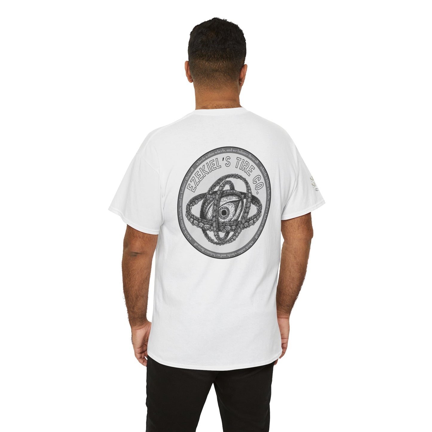 Ezekiel's Tire Company Shirt - Funny Biblical Unisex Cotton Tee