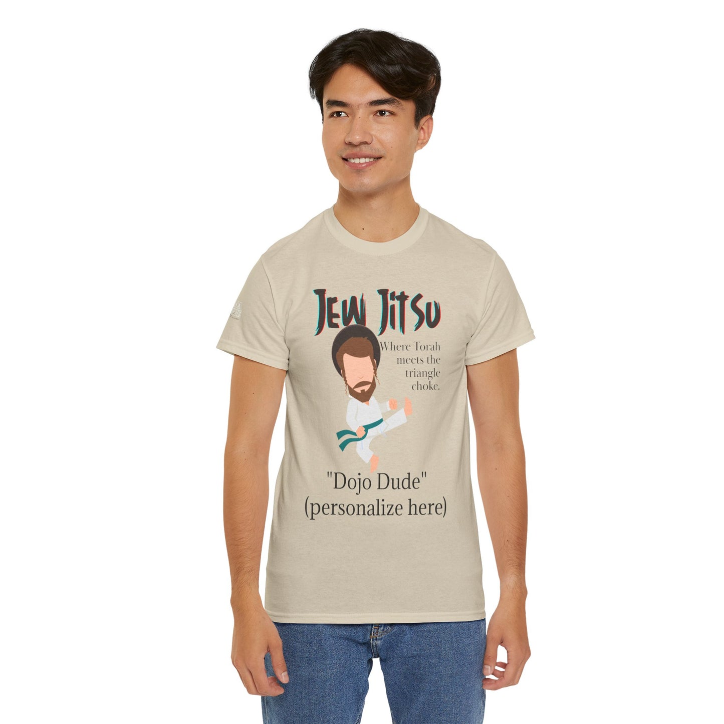 Jew Jitsu Funny Unisex Tee - Cotton Martial Arts Torah Shirt