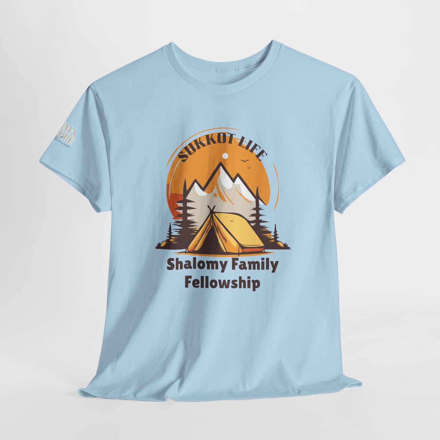 Personalized Sukkot Life Tee - Camping Biblical Feast Fellowship Shirt