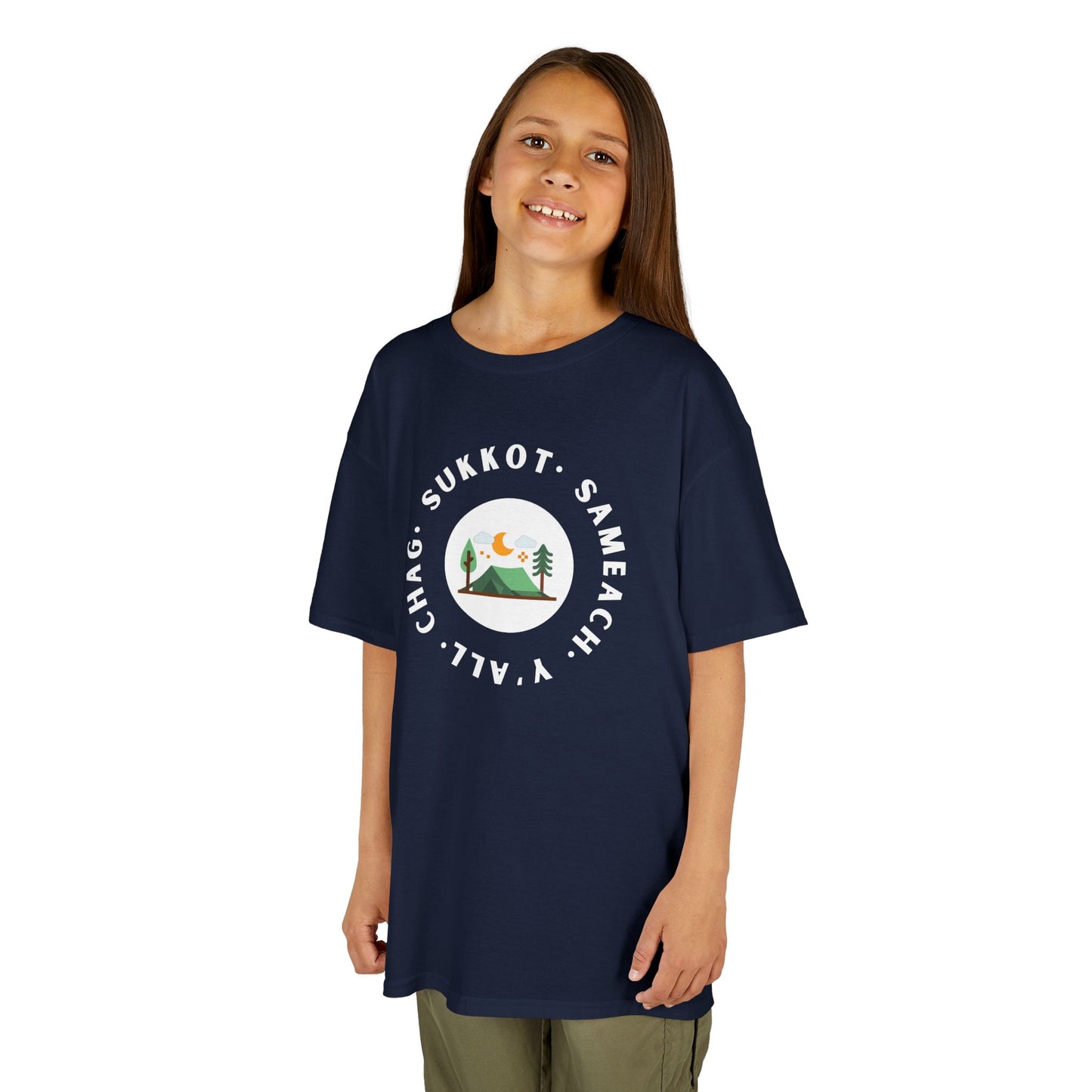 Sukkot Tabernacles Kids Heavy Cotton™ Tee