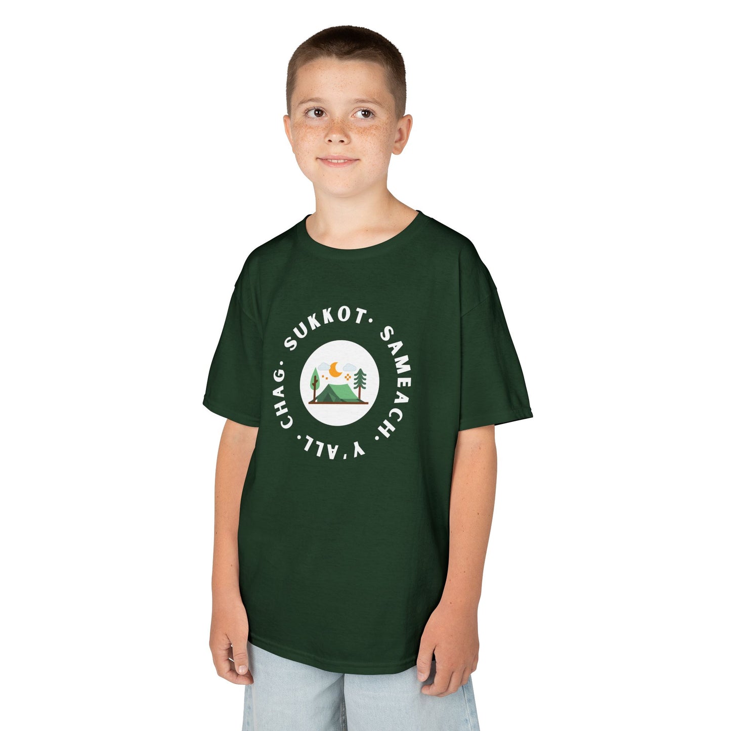 Sukkot Tabernacles Kids Heavy Cotton™ Tee