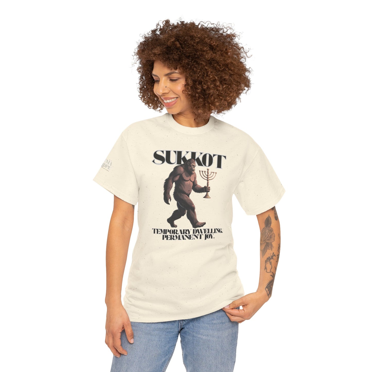 Sukkot Bigfoot Menorah Joy Legendary Shirt
