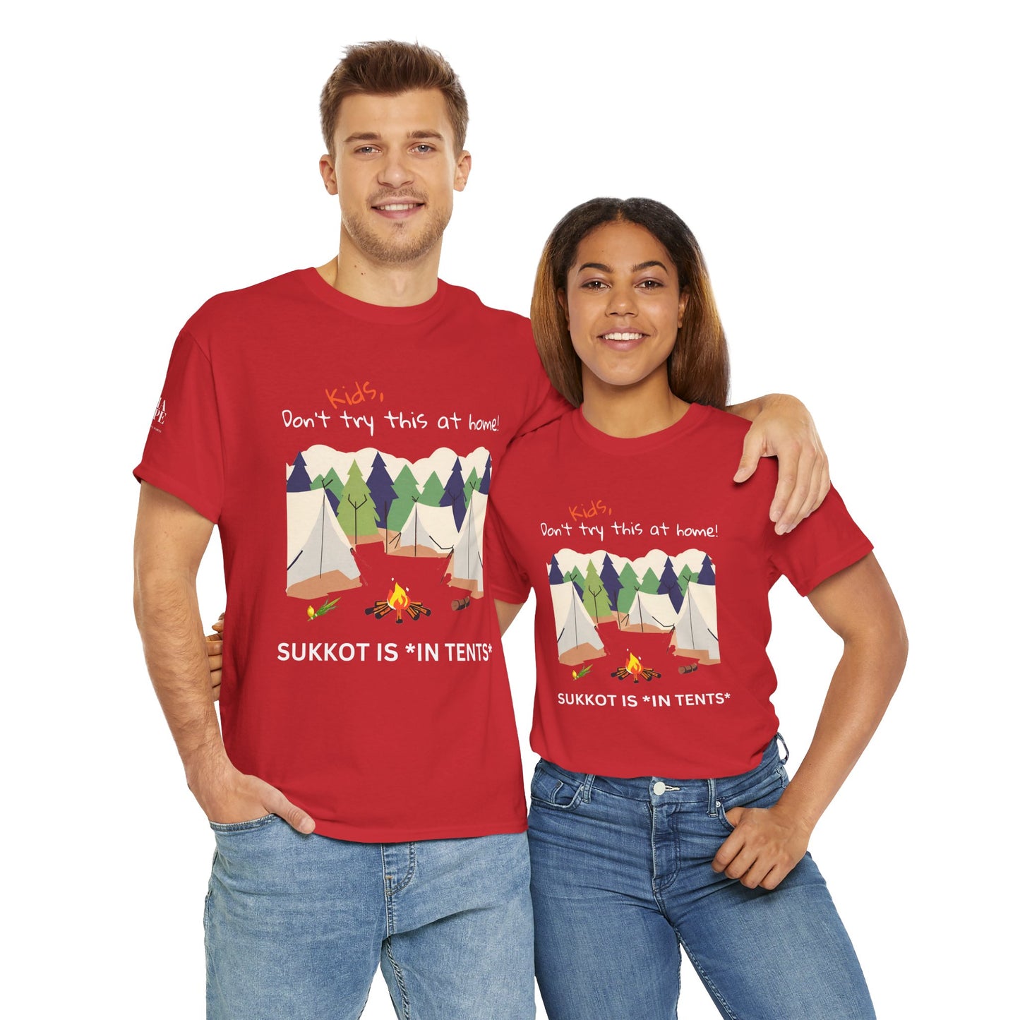 Kids, Don't Try This At Home Sukkot Shirt, dark colors