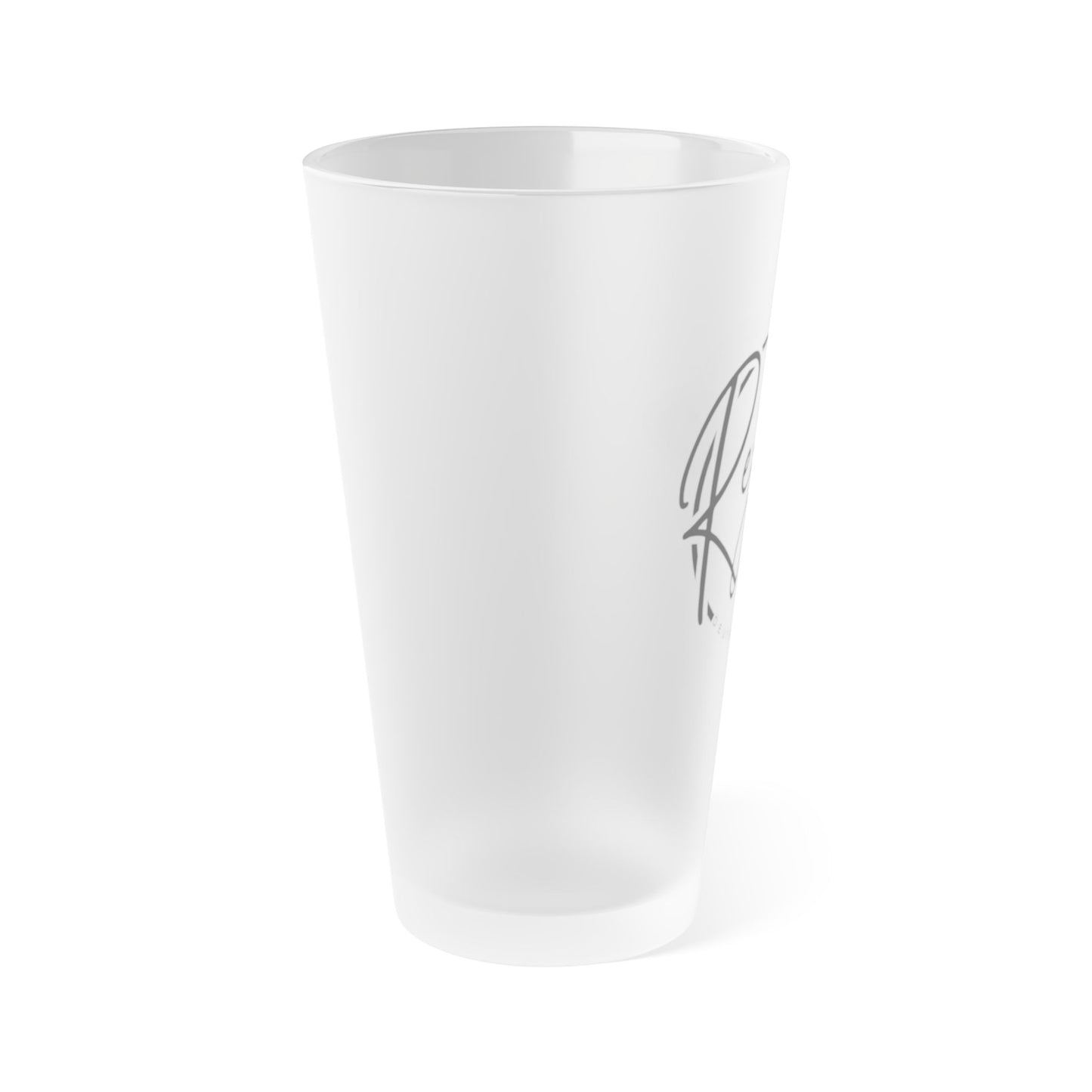 Frosted Pint Glass- Rejoice Deuteronomy 14:26