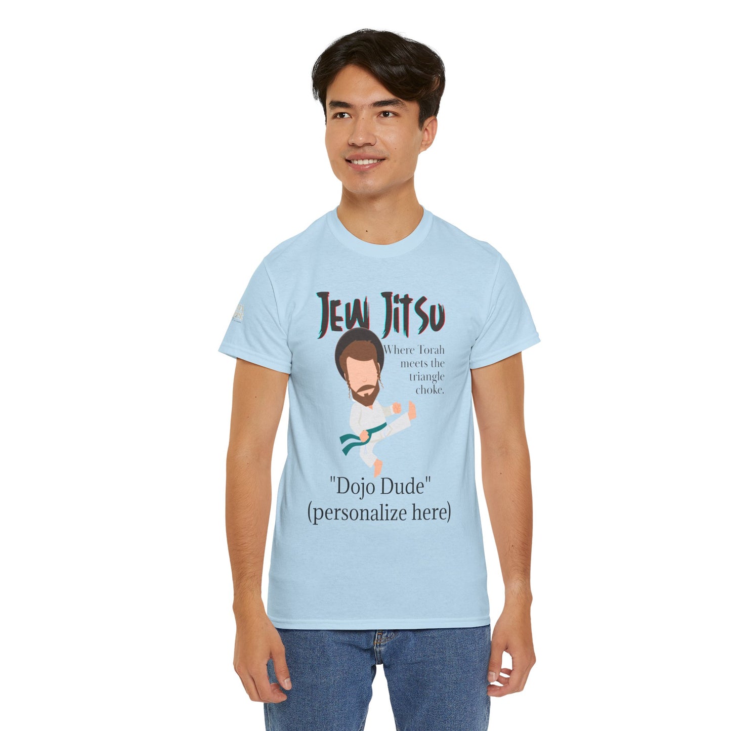 Jew Jitsu Funny Unisex Tee - Cotton Martial Arts Torah Shirt