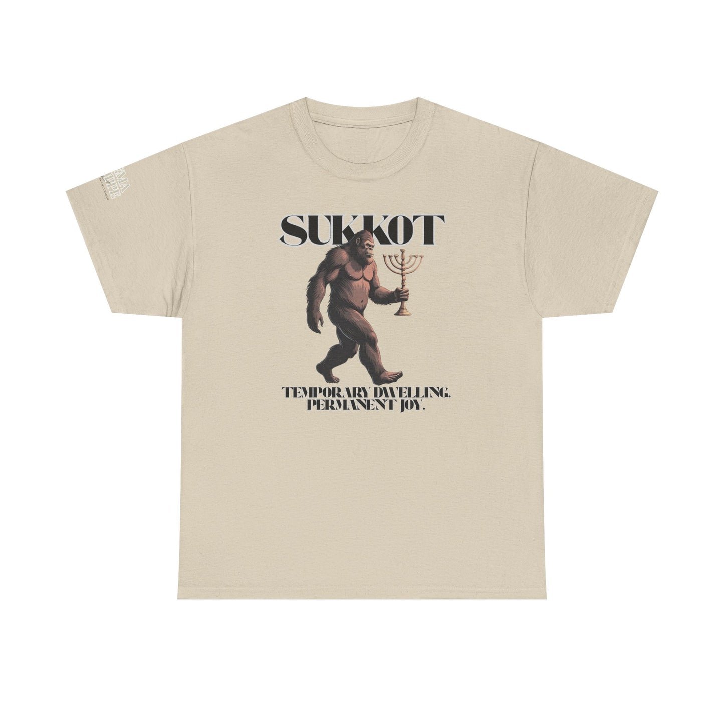 Sukkot Bigfoot Menorah Legendary Joy Shirt