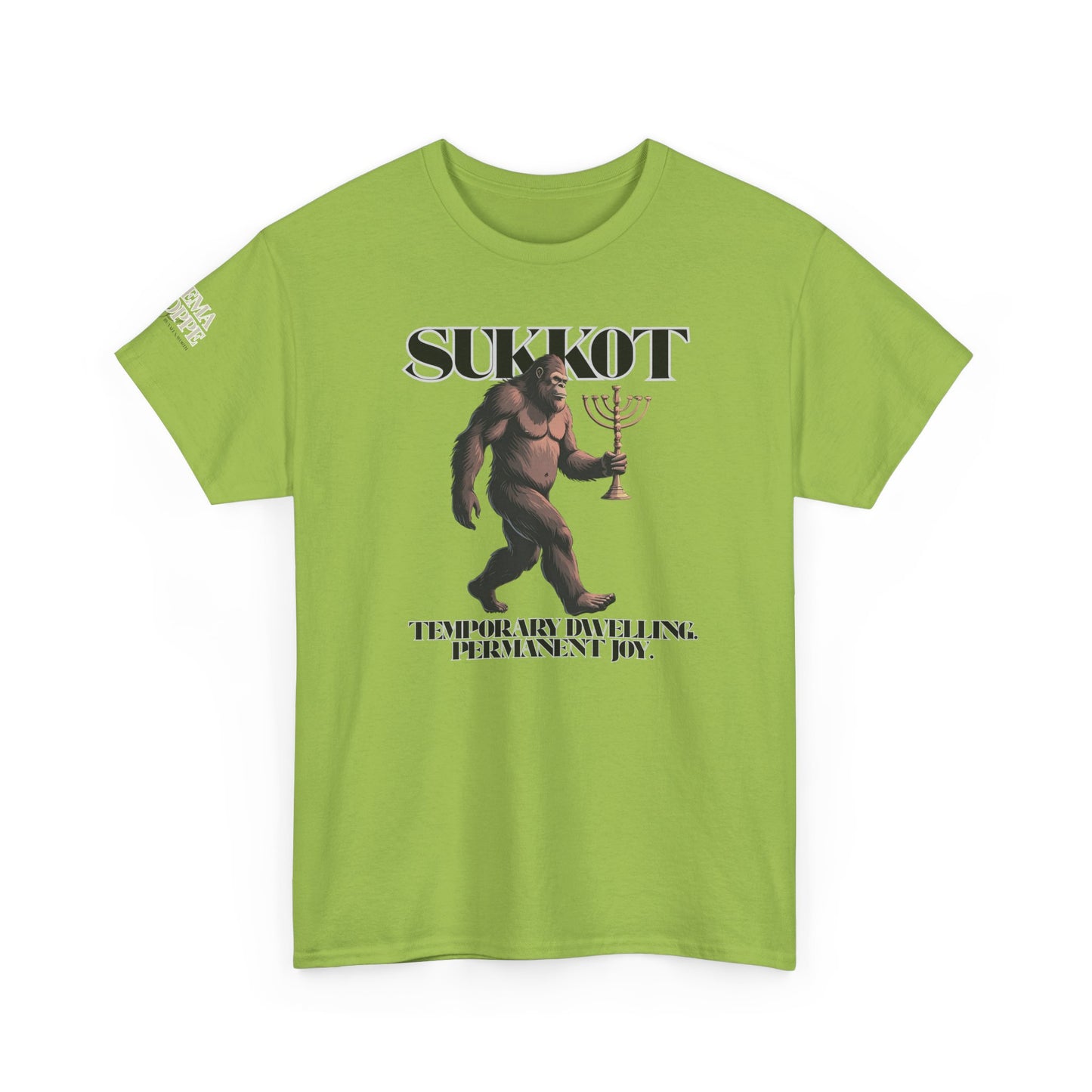 Sukkot Bigfoot Menorah Legendary Joy Shirt
