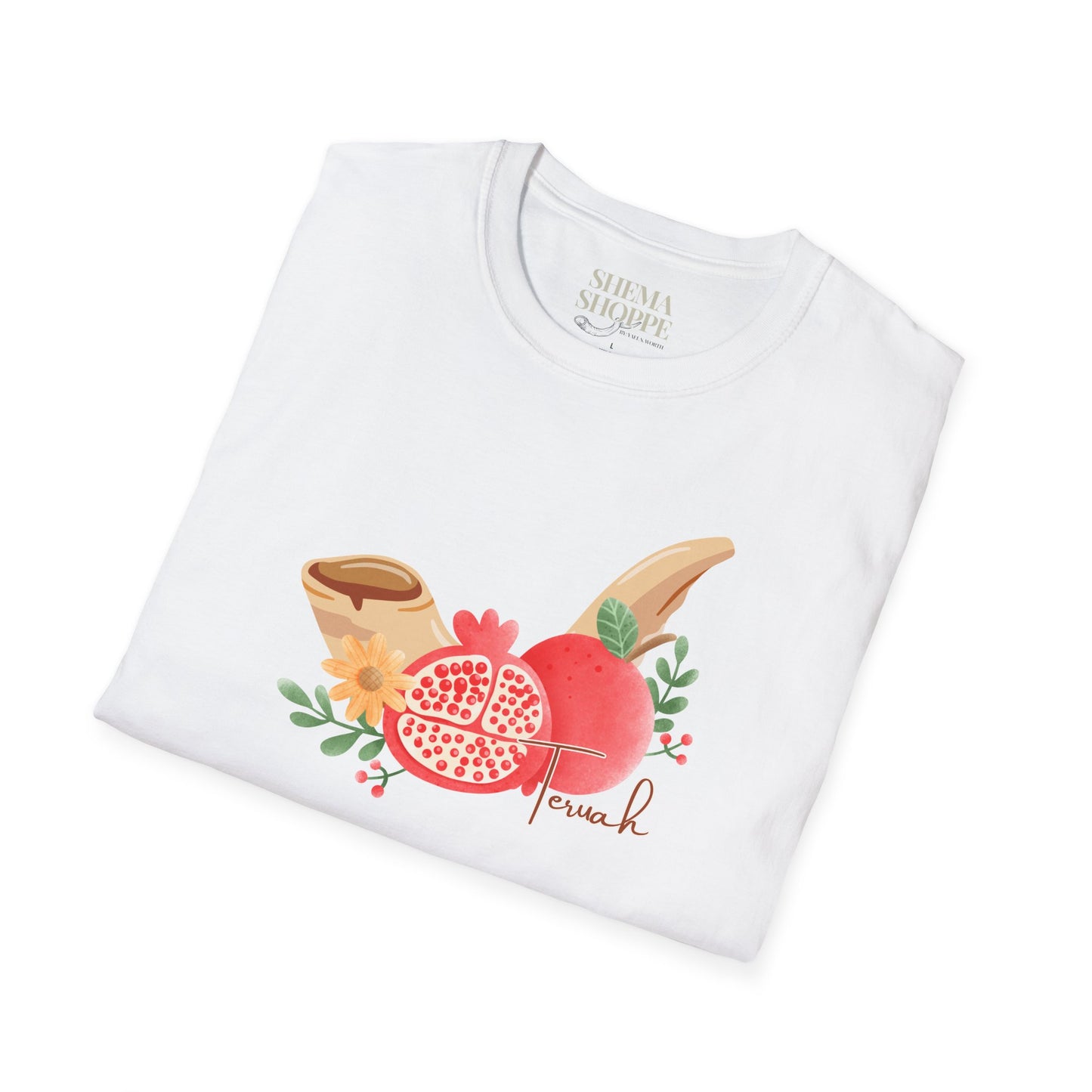Yom Teruah Softstyle T-Shirt - Biblical Feast of Trumpets Design