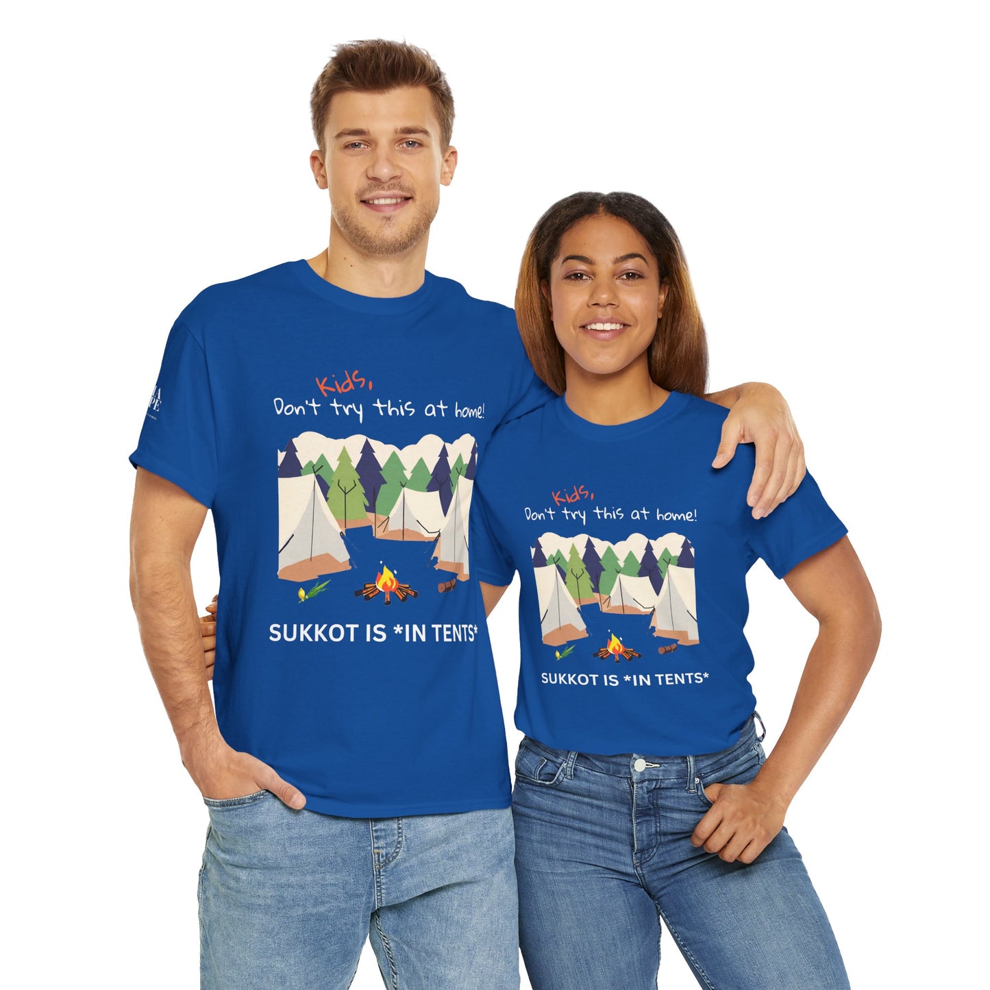 Kids, Don't Try This At Home Sukkot Shirt, dark colors