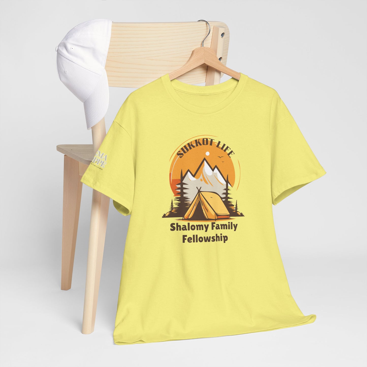 Personalized Sukkot Life Tee - Camping Biblical Feast Fellowship Shirt