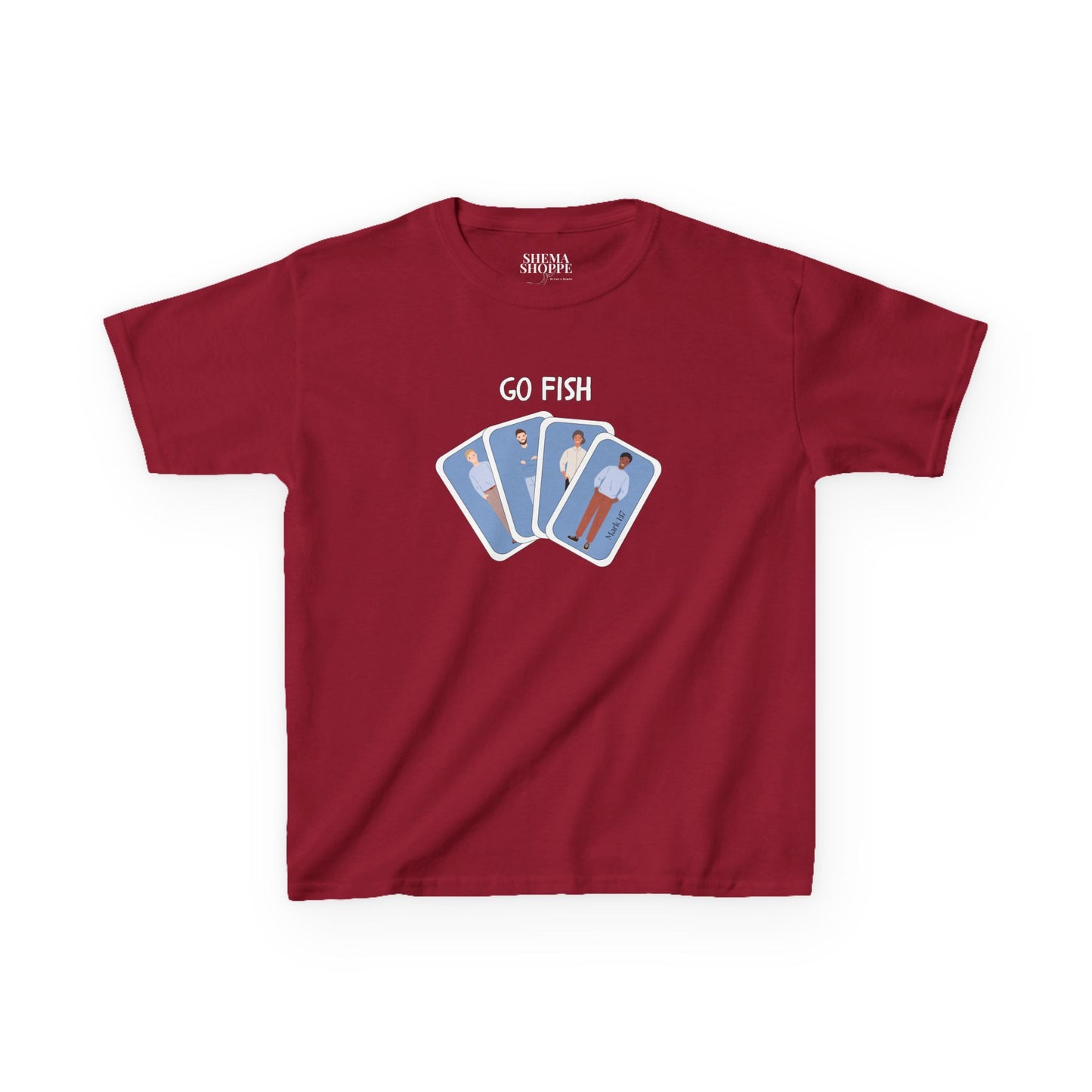 Fishers of Men Go Fish Bible Verse Kid's Cotton T-shirt
