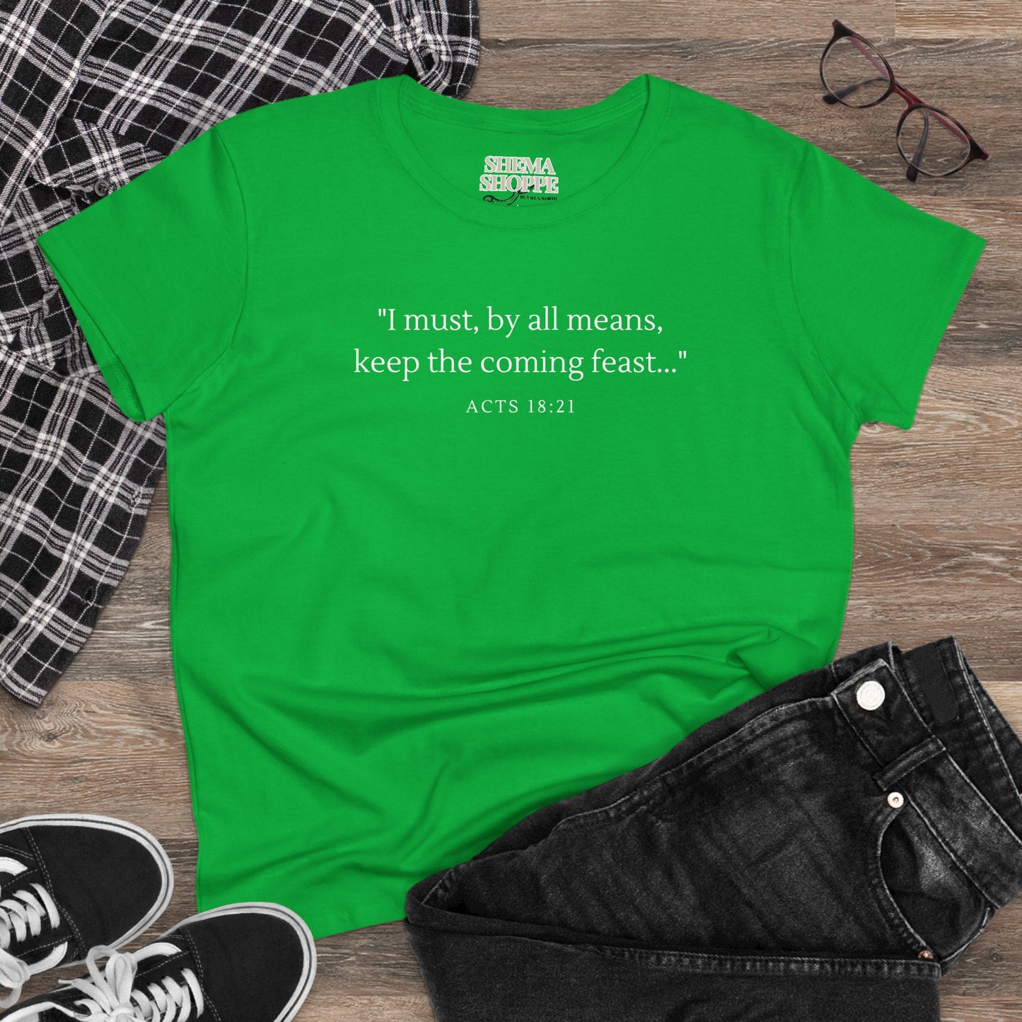 Keep the Feast Women's Midweight Cotton Tee