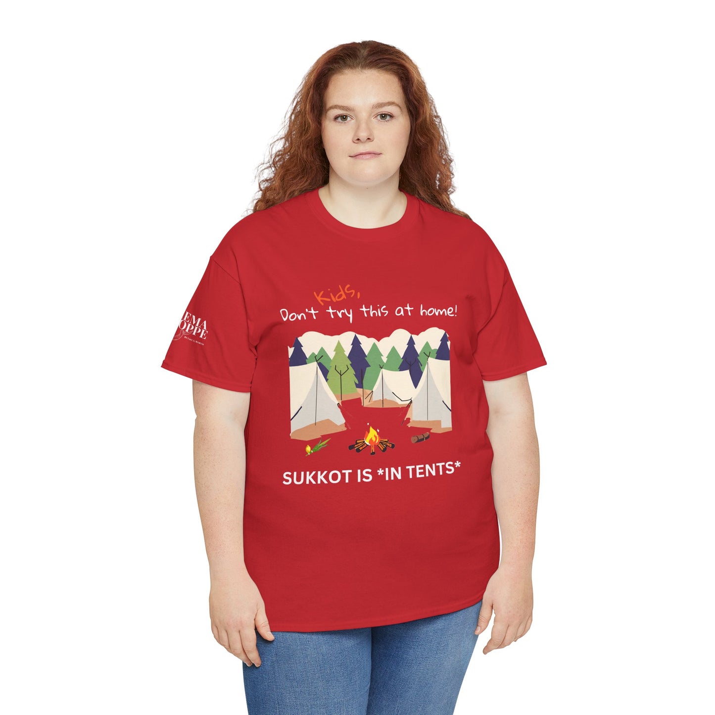 Kids, Don't Try This At Home Sukkot Shirt, dark colors