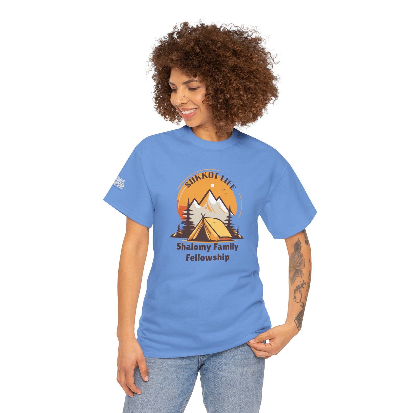 Personalized Sukkot Life Tee - Camping Biblical Feast Fellowship Shirt