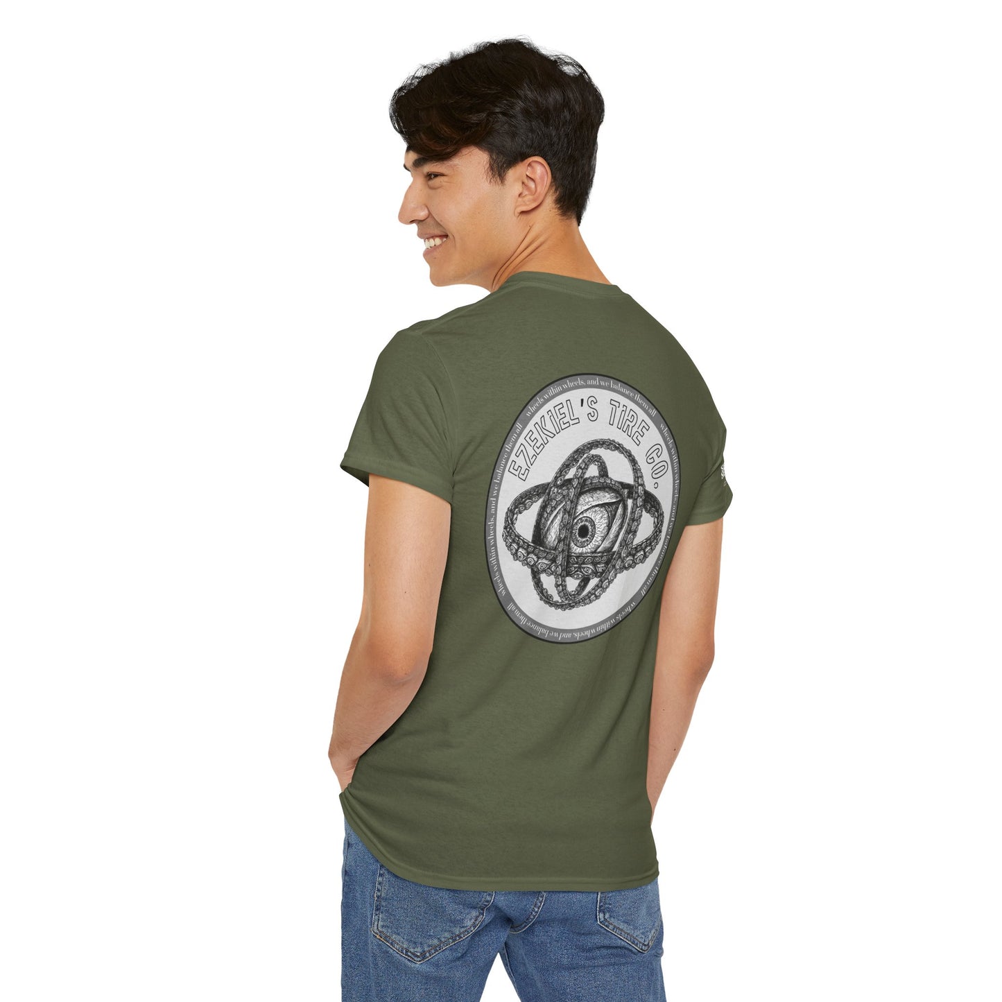 Ezekiel's Tire Company Shirt - Funny Biblical Unisex Cotton Tee
