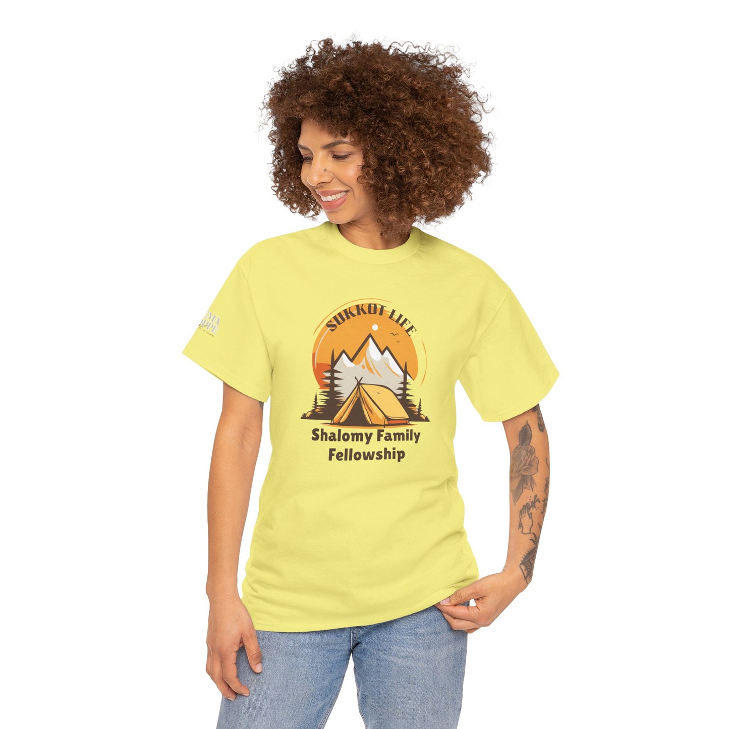 Personalized Sukkot Life Tee - Camping Biblical Feast Fellowship Shirt