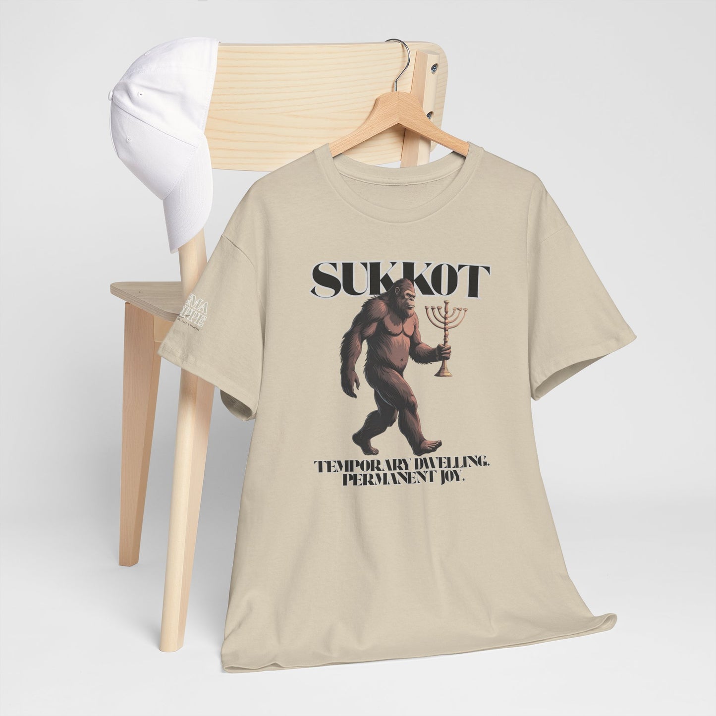 Sukkot Bigfoot Menorah Joy Legendary Shirt