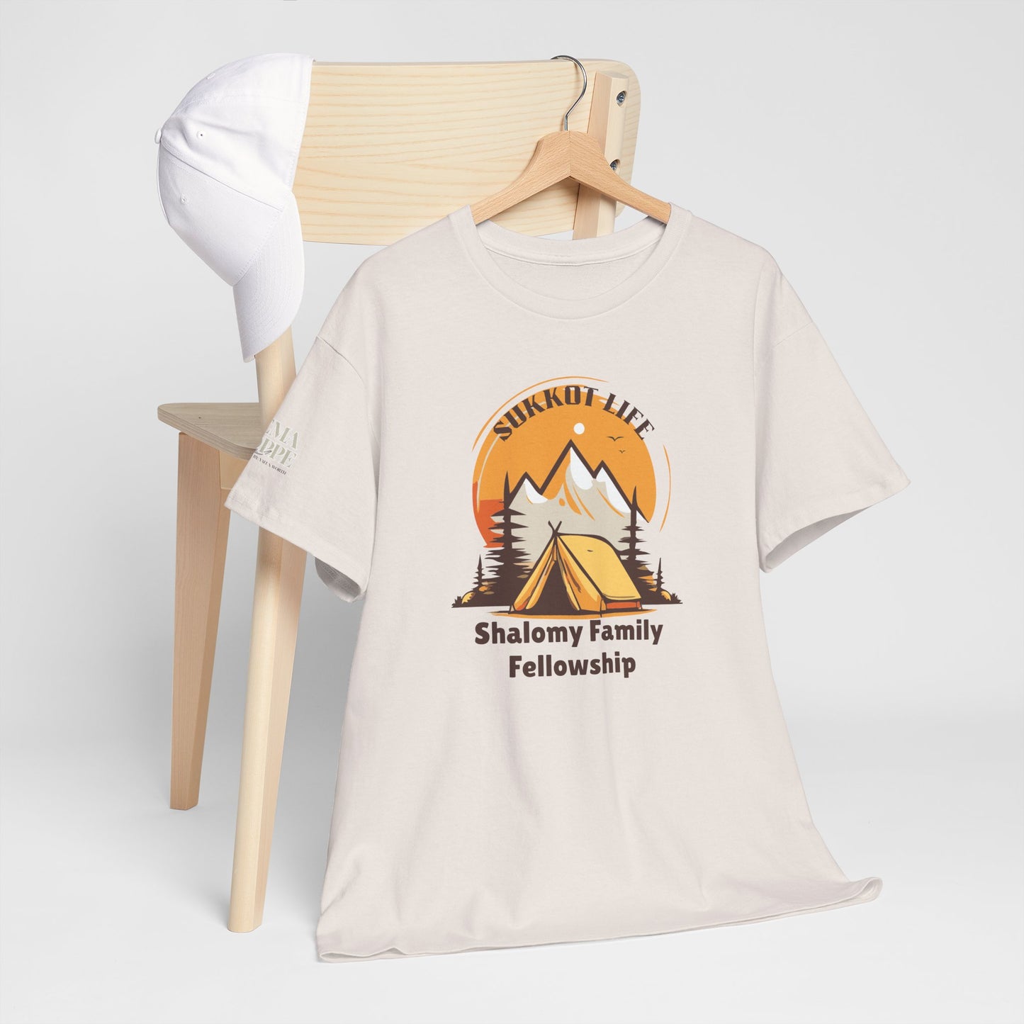 Personalized Sukkot Life Tee - Camping Biblical Feast Fellowship Shirt