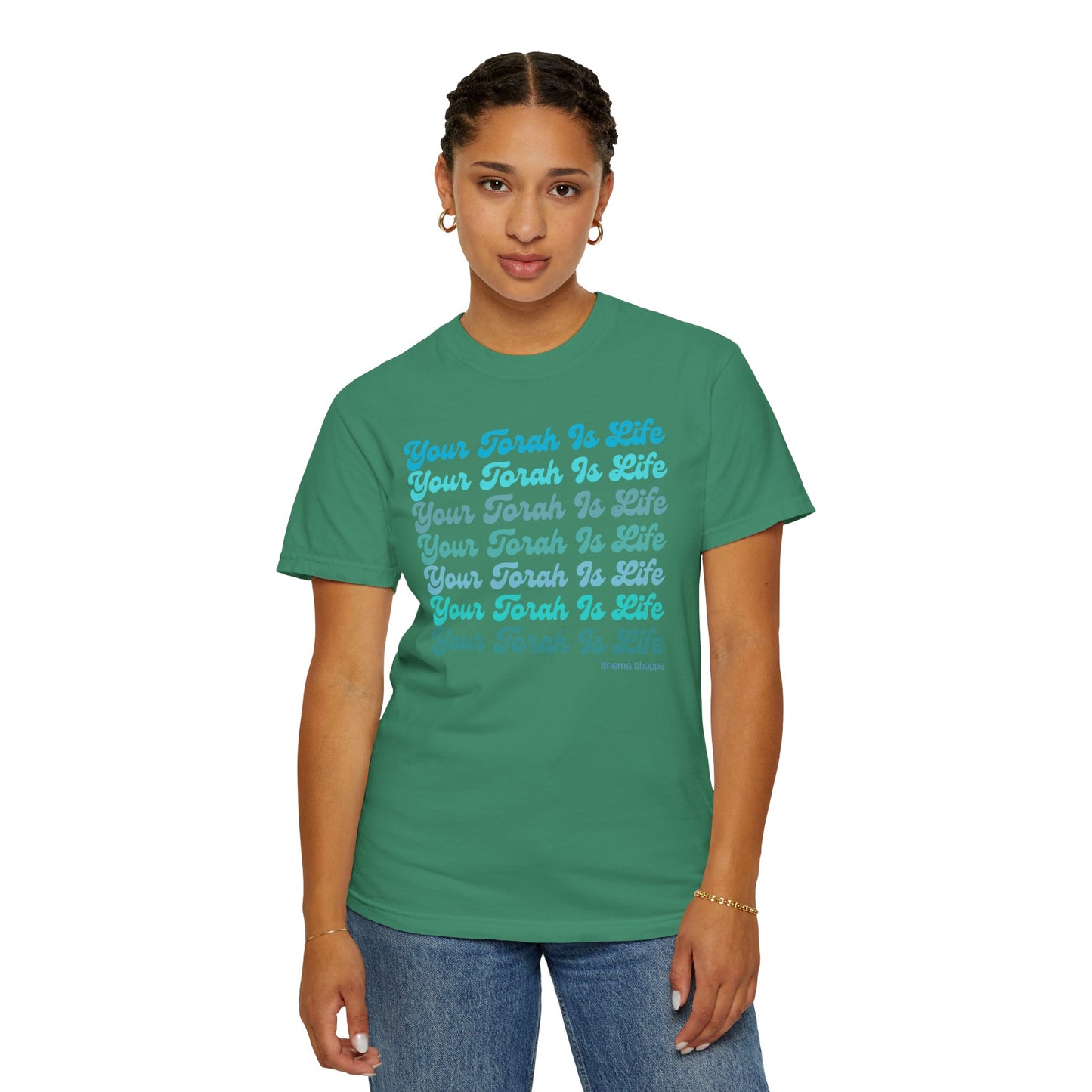 Your Torah Is Life Inspirational T-Shirt - Spiritual Gift, Faith-Based Apparel, Casual Wear, Bible Quote Shirt, Feast and Fellowship Tee