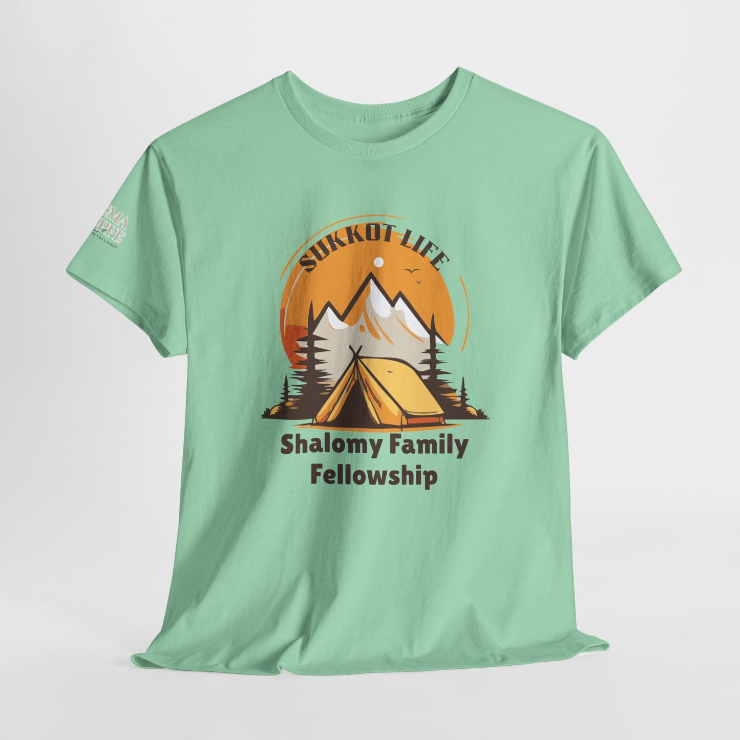 Personalized Sukkot Life Tee - Camping Biblical Feast Fellowship Shirt