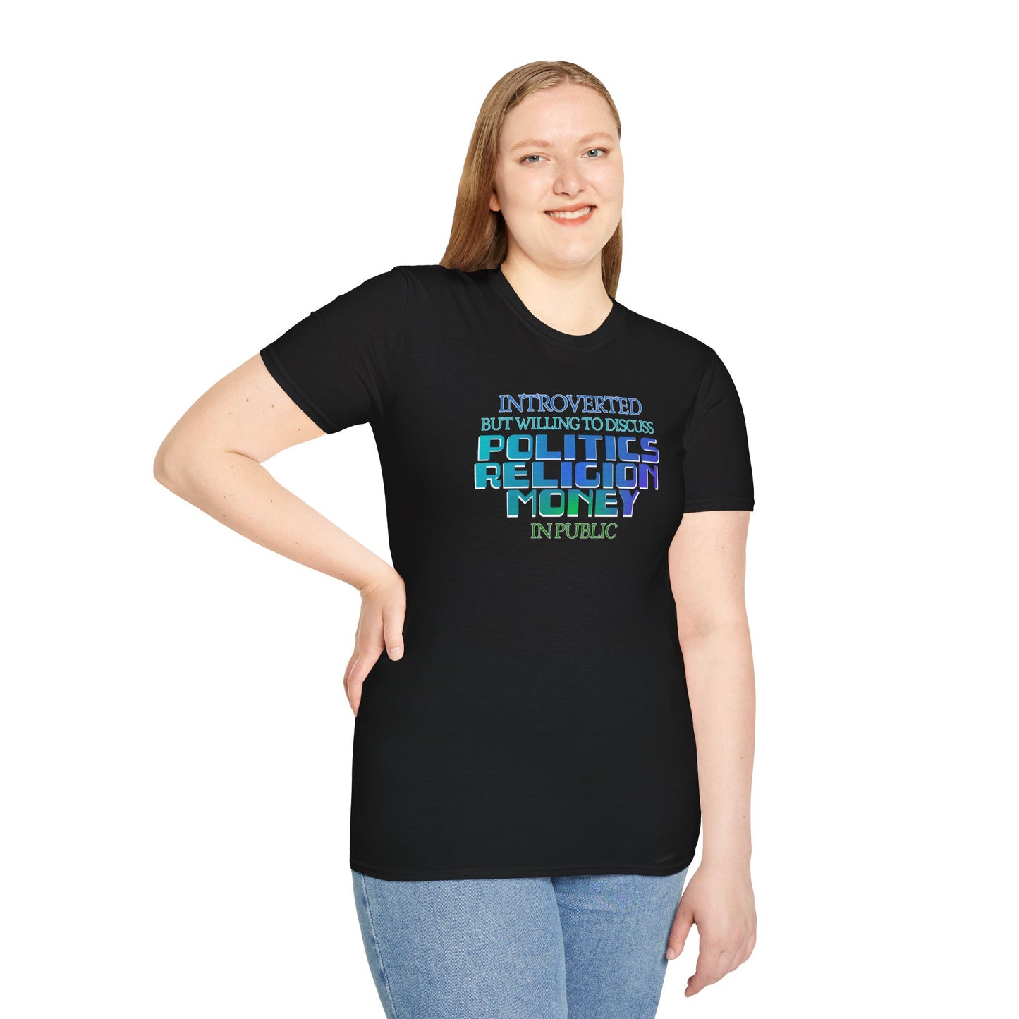 Introverted Politics Religion Money T-Shirt