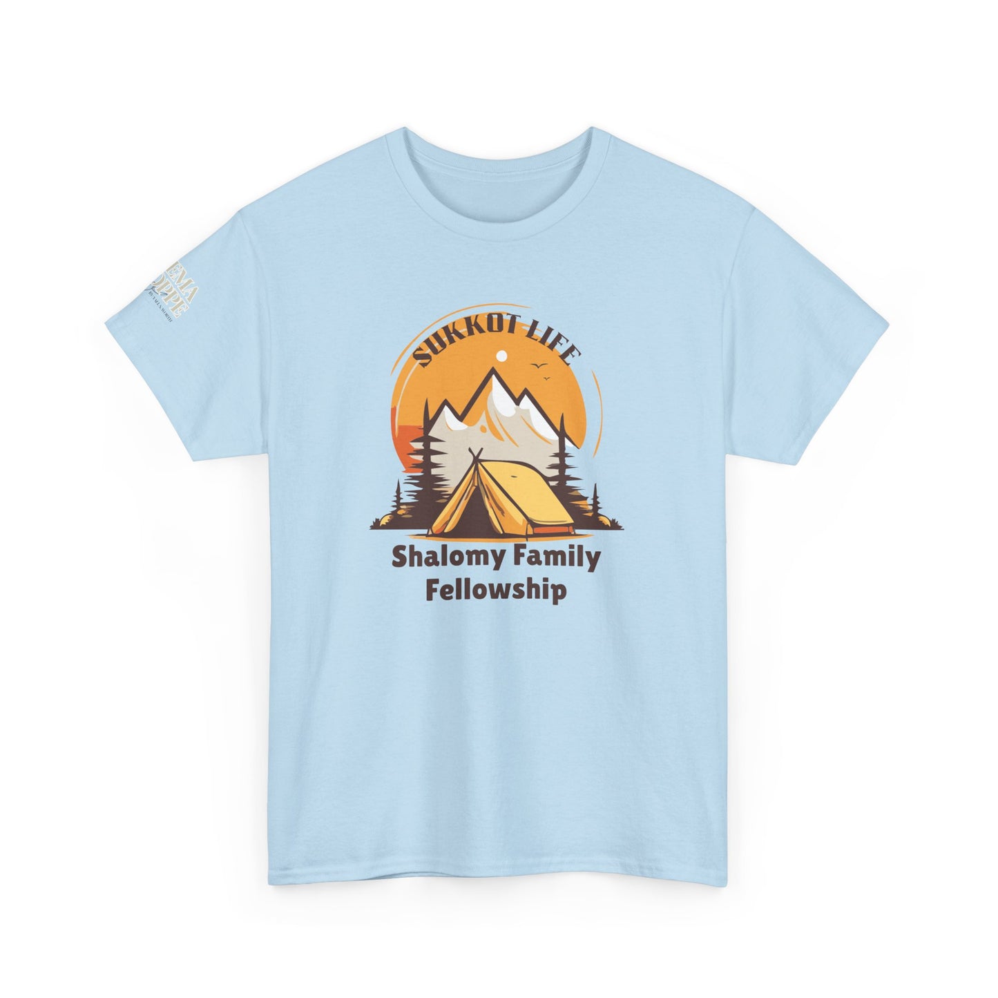 Personalized Sukkot Life Tee - Camping Biblical Feast Fellowship Shirt
