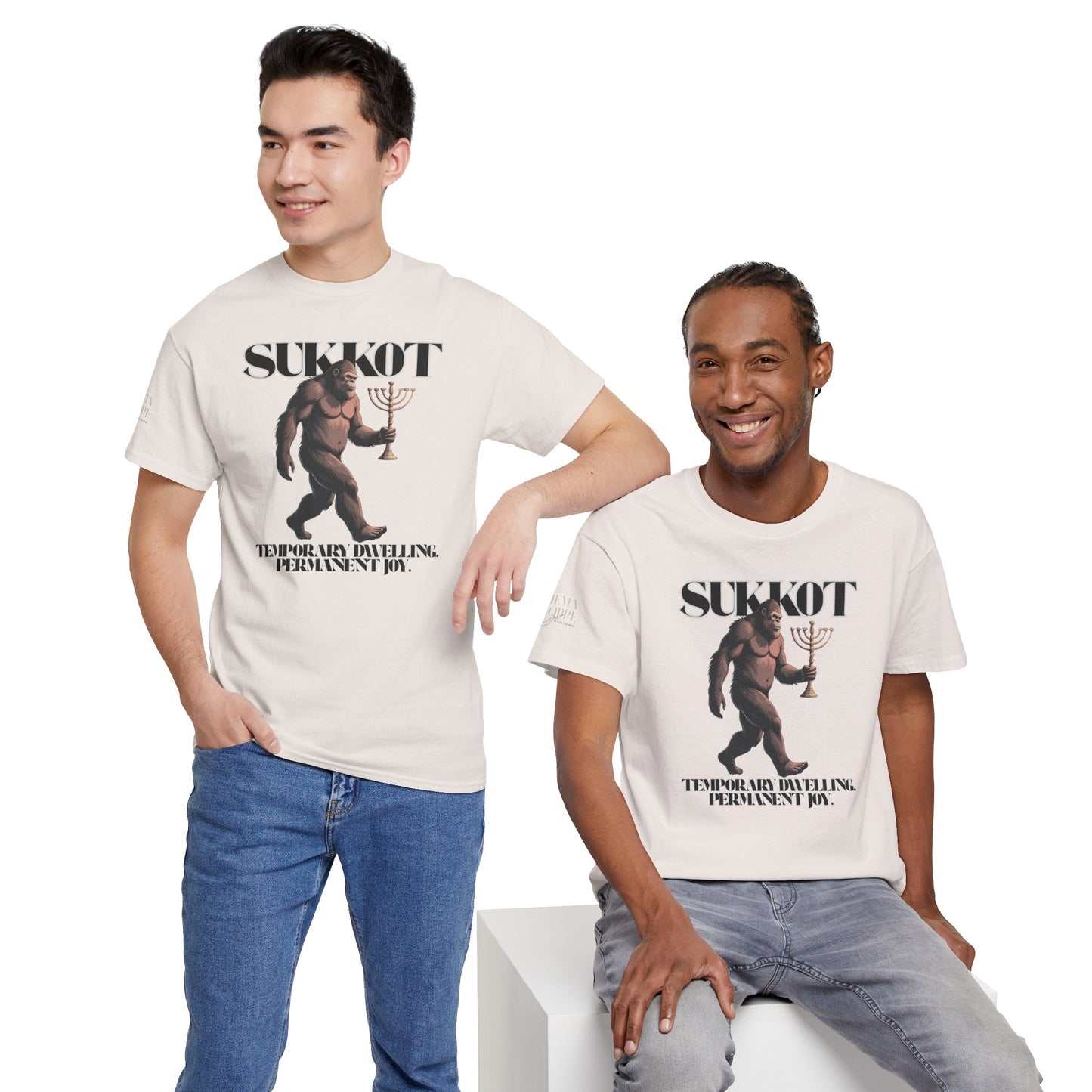 Sukkot Bigfoot Menorah Legendary Joy Shirt