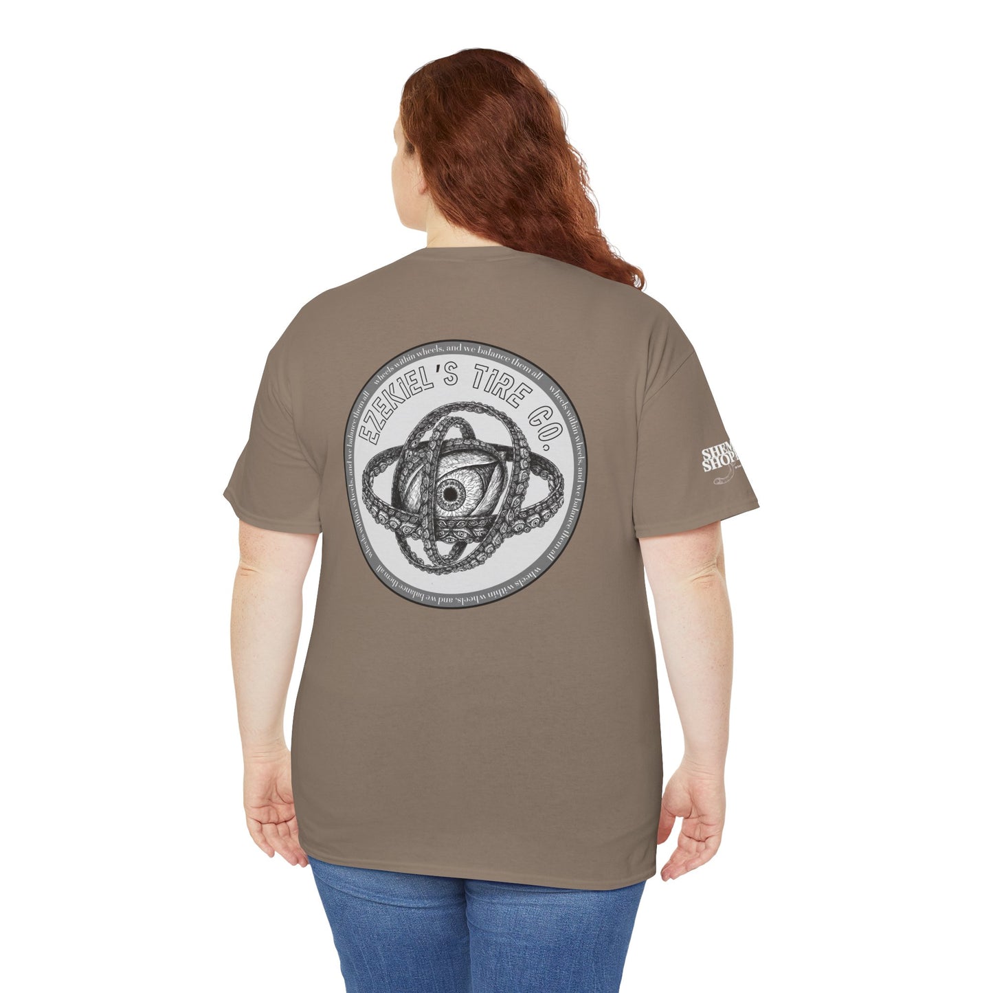 Ezekiel's Tire Company Shirt - Funny Biblical Unisex Cotton Tee