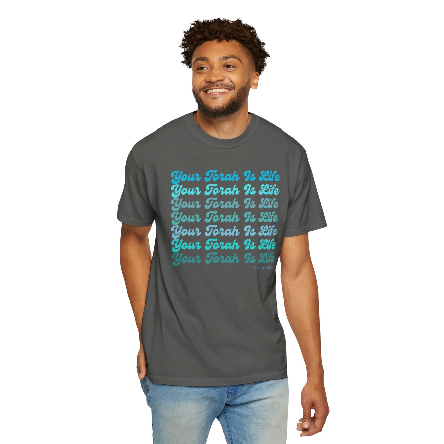 Your Torah Is Life Inspirational T-Shirt - Spiritual Gift, Faith-Based Apparel, Casual Wear, Bible Quote Shirt, Feast and Fellowship Tee