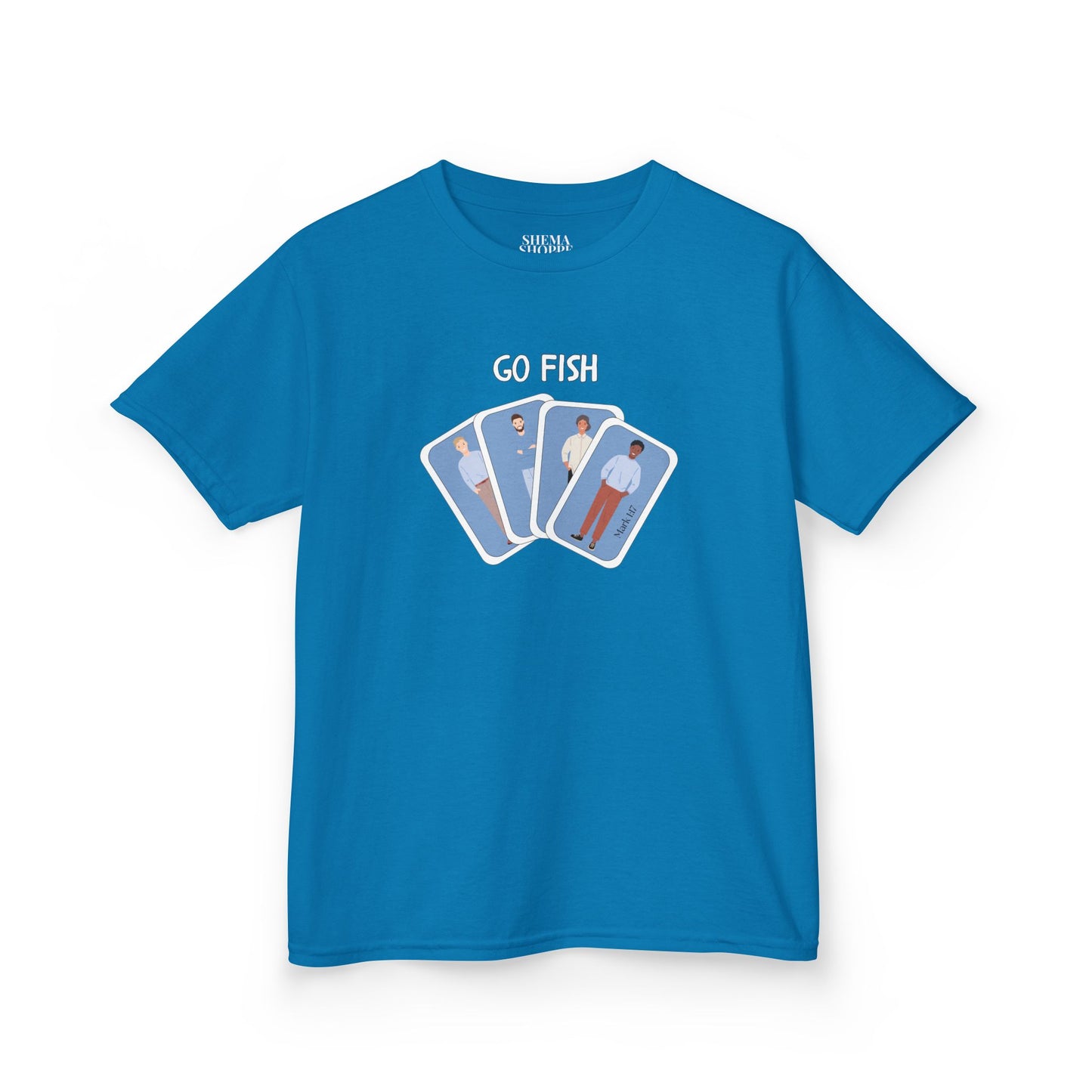 Fishers of Men Go Fish Bible Verse Kid's Cotton T-shirt