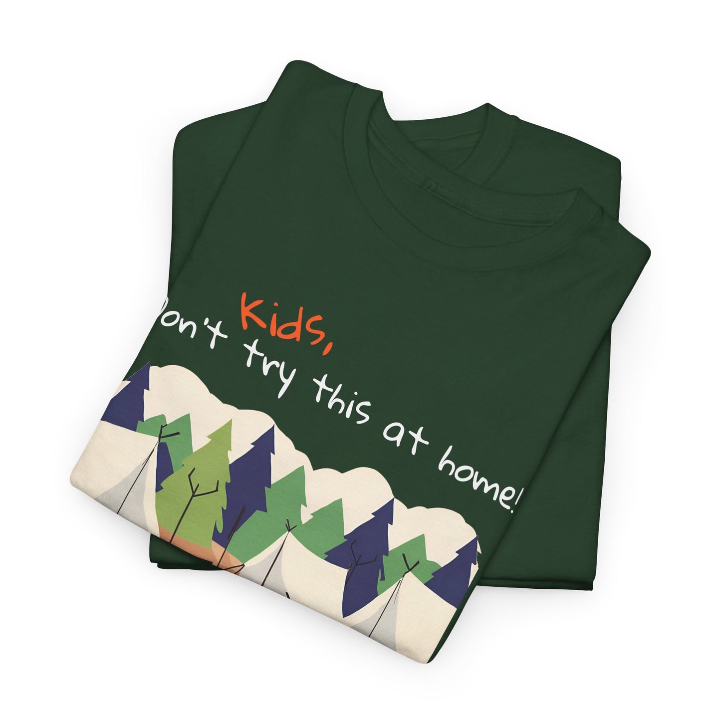 Kids, Don't Try This At Home Sukkot Shirt, dark colors