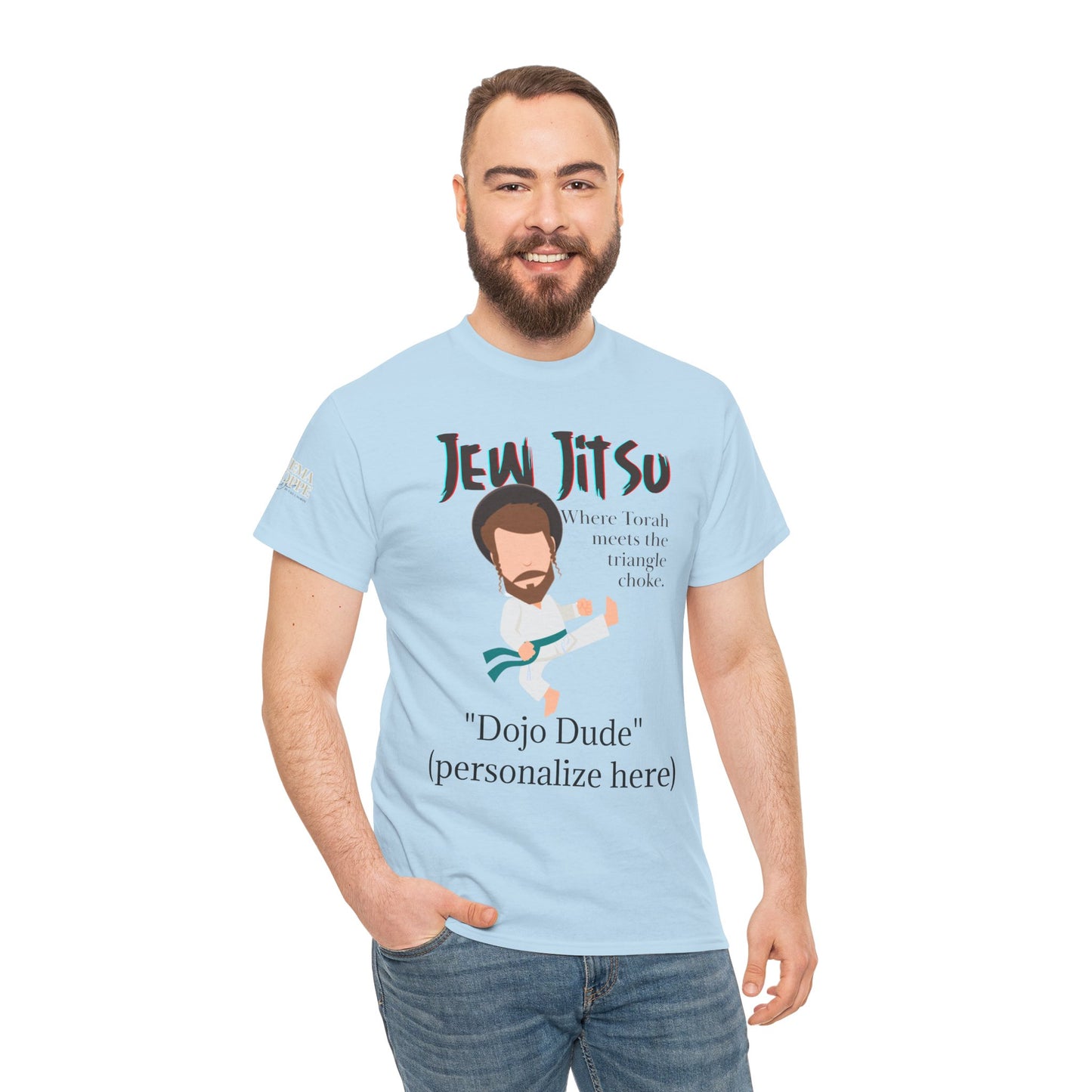 Jew Jitsu Funny Unisex Tee - Cotton Martial Arts Torah Shirt