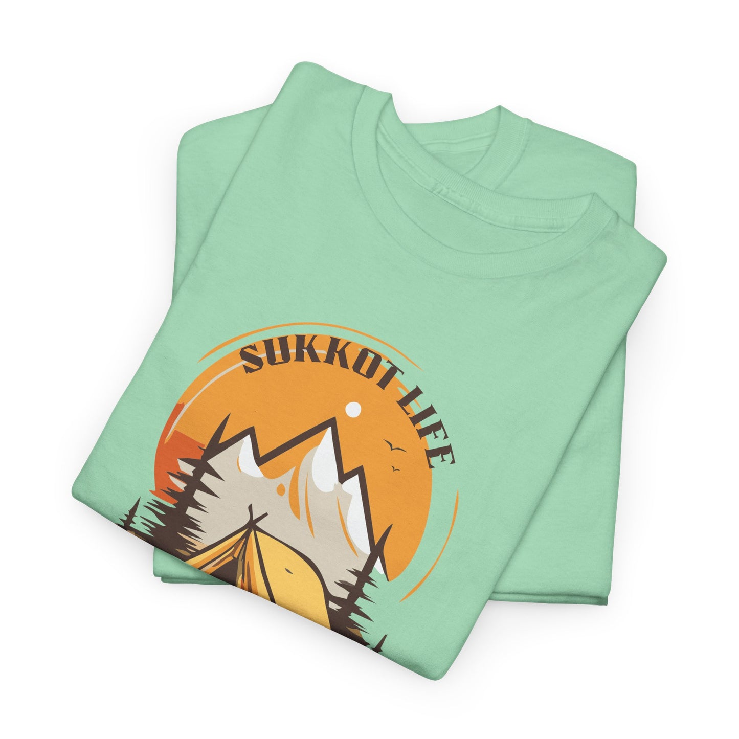 Personalized Sukkot Life Tee - Camping Biblical Feast Fellowship Shirt