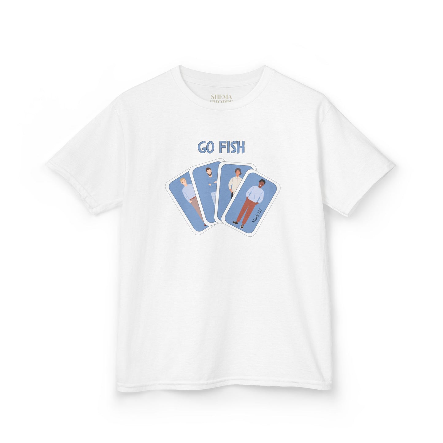 Fishers of Men Go Fish Bible Verse Kid's Cotton T-shirt