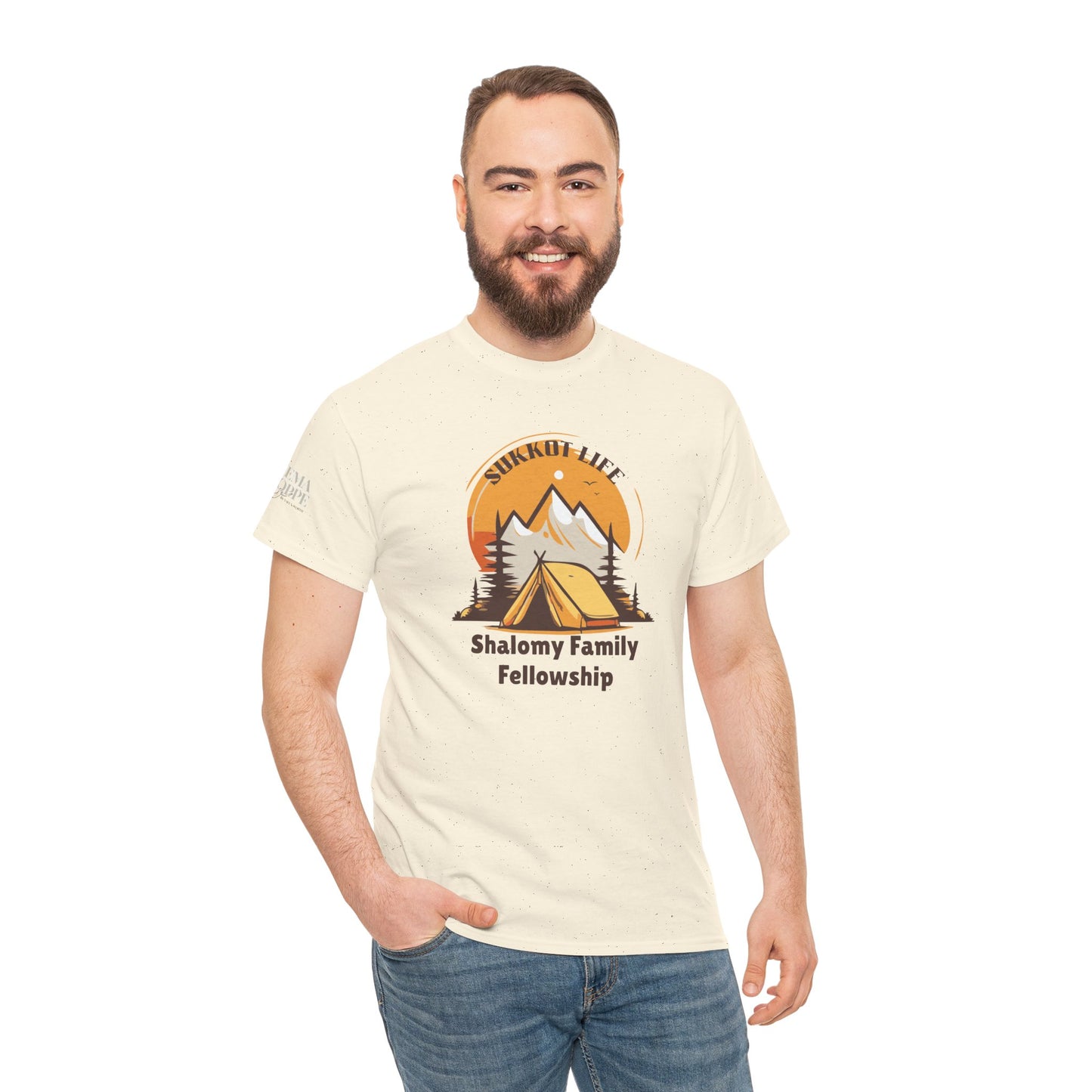 Personalized Sukkot Life Tee - Camping Biblical Feast Fellowship Shirt