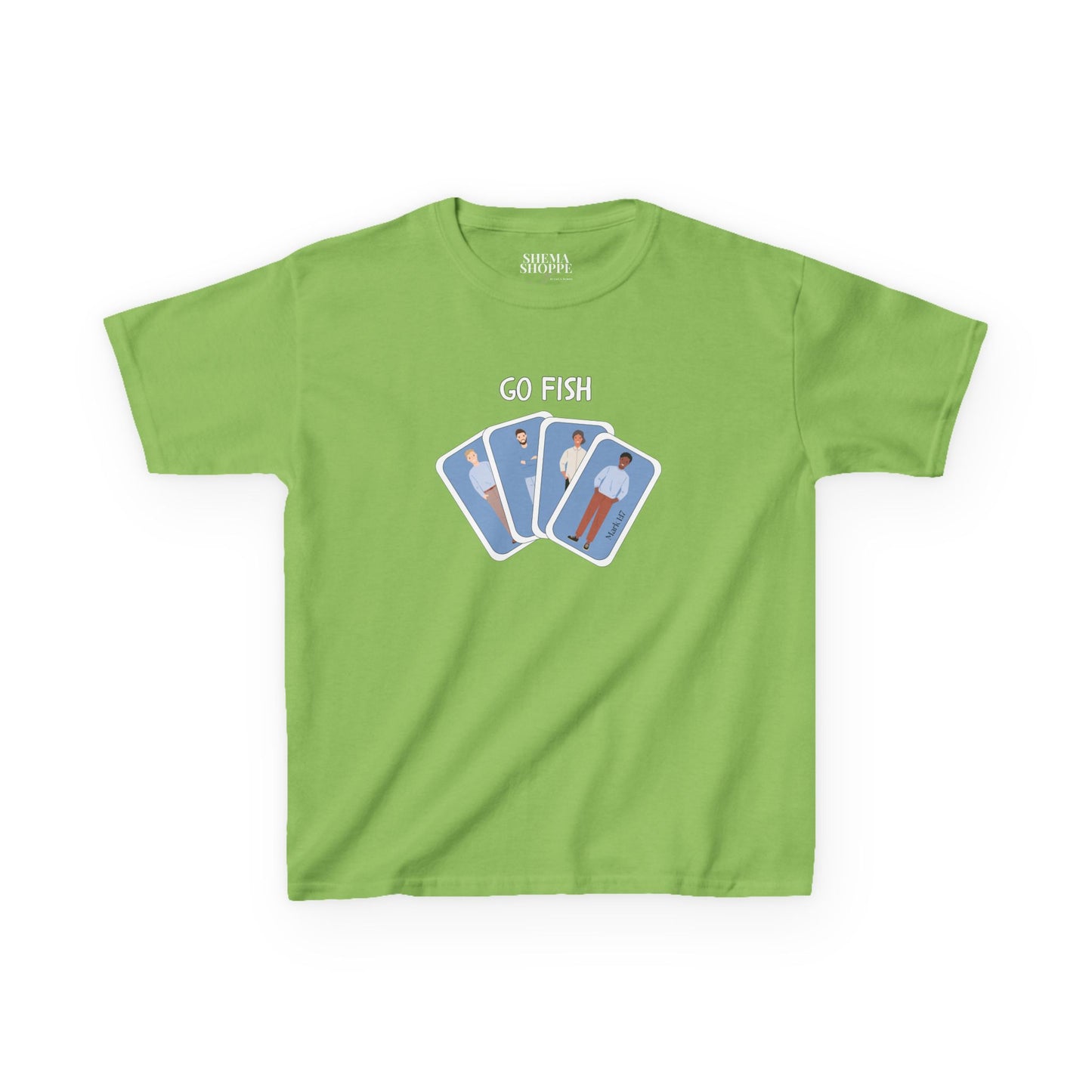 Fishers of Men Go Fish Bible Verse Kid's Cotton T-shirt
