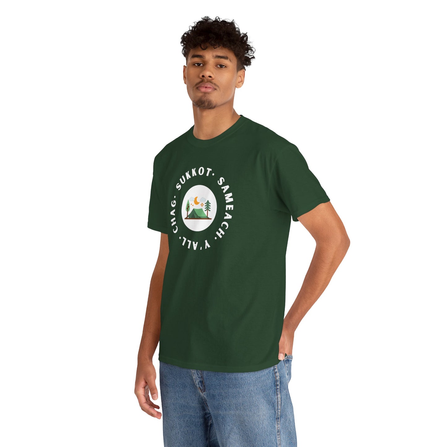 Chag Sukkot Sameach Y'all Tabernacles Camping Tee