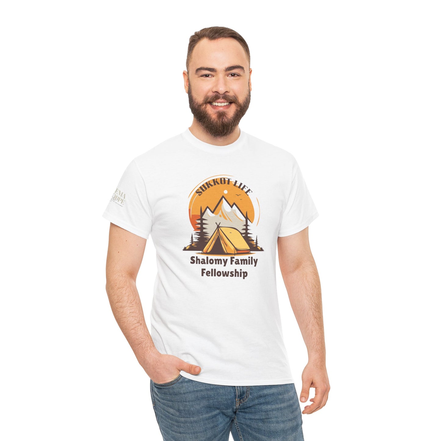Personalized Sukkot Life Tee - Camping Biblical Feast Fellowship Shirt