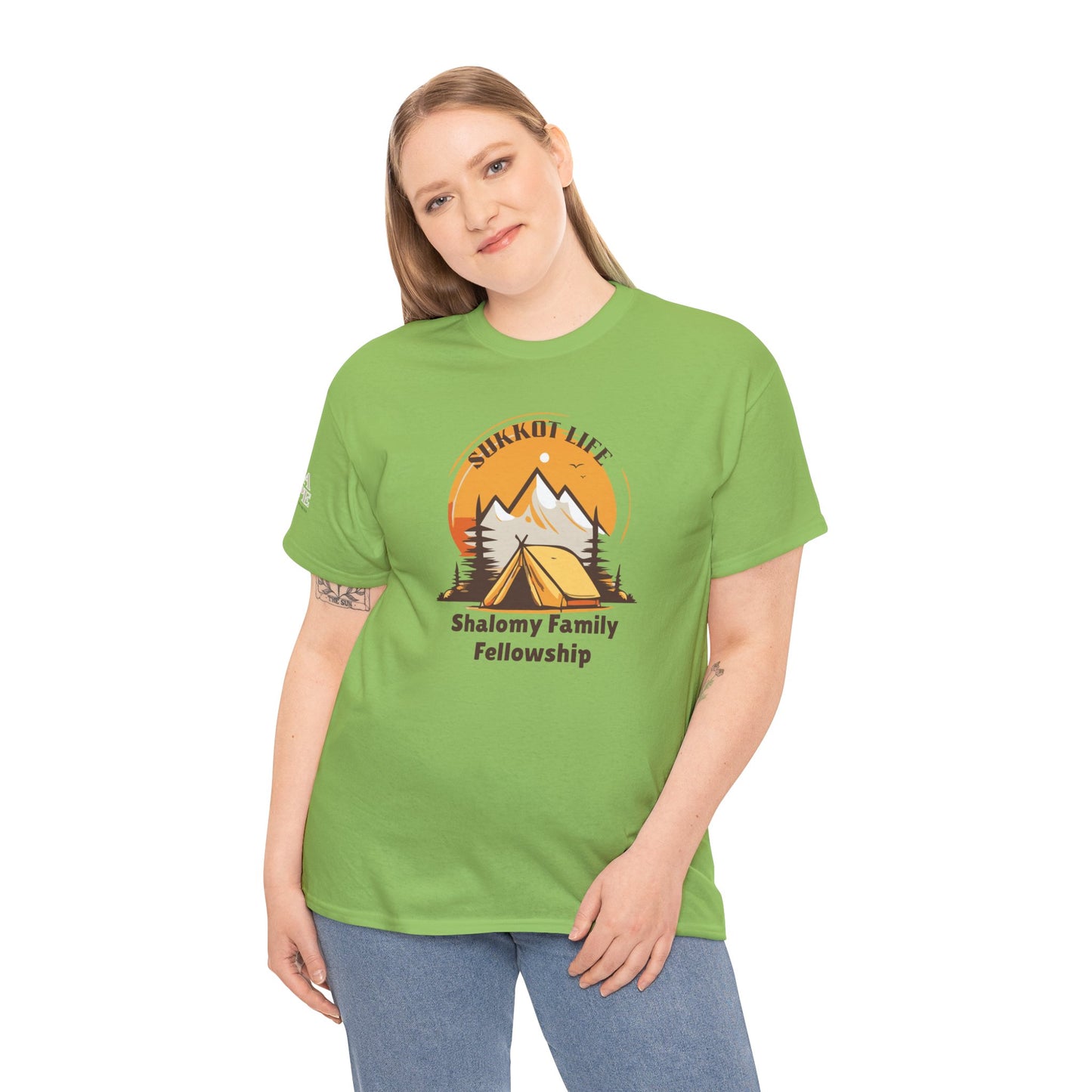 Personalized Sukkot Life Tee - Camping Biblical Feast Fellowship Shirt