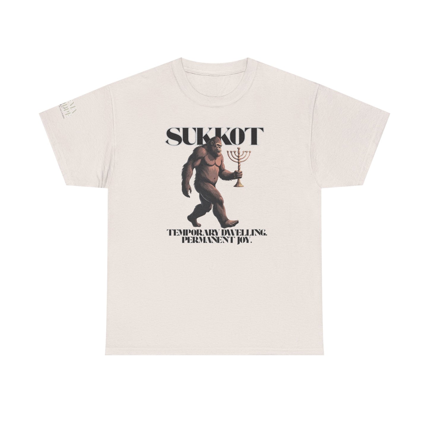 Sukkot Bigfoot Menorah Legendary Joy Shirt